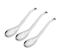 Cuchara de Caviar Molecular Cuchara Cucharón y Espumadera de Cocina con 56 Agujeros Portátil Salsa Molecular Cuchara Cucharas de Caviar Hechas a Mano Cuchara Colador de Cóctel para Cocina Utensilios