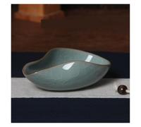 Cuchara de cerámica con resto | Porcelain Measuring Scoop & Holder for Loose Leaf Tea, Coffee, Sugar | Multi-Use Kitchen & Tableware Accessory, 1 pieza (C)