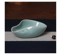 Cuchara de cerámica con resto | Porcelain Measuring Scoop & Holder for Loose Leaf Tea, Coffee, Sugar | Multi-Use Kitchen & Tableware Accessory, 1 pieza (A)