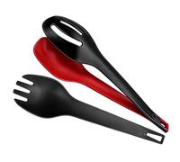 Cuchara de cocina - Cubiertos para servir con tenedor | Cuchara de espátula multifunción separable | para restaurante, exterior, picnic, camping, dormitorio, hogar y apartamento