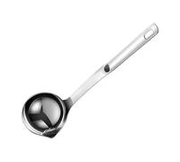Cuchara de cocina de acero inoxidable antiadherente, separador de grasa para alimentos, para uso doméstico, comercio, panadería