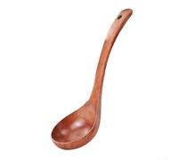 Cuchara de cocina de madera antiadherente para sartenes para sopa y olla caliente, diseño ergonómico para un agarre cómodo y fácil manejo (H-2206)