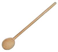 Cuchara de Cocina de Madera, Redondo, de Madera de y Madera de Haya Natural/Disponibles Longitudes de 24 hasta 100 cm | ERK, Madera, A9 - Länge: 80 cm