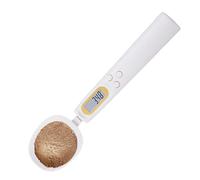Cuchara de cocina digital, báscula con cucharas medidoras | Cucharas medidoras precisas de 1000 g/0,1 g con pantalla LCD y mango extraíble para porciones de leche, té, harina, especias, medicamentos