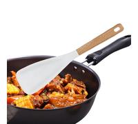 Cuchara de Cocina Espátula Resistente Al Calor, Mango Madera, Agarre