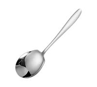 Cuchara de cocina grande - para servir para utensilios de 8,66 x 2,56 pulgadas, gadget de cocina apto para lavavajillas, cuchara resistente de acero inoxidable para fiestas, reuniones, picnics,