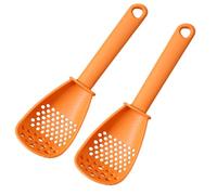 Cuchara De Cocina Multifuncional - Juego De Utensilios De Cocina De 2 Piezas | Espumadera De Sopa, Separador De Huevos, Triturador De Alimentos Para Bebés, Cuchara Ranurada Resistente Al Calor De