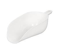 Cuchara de Comida de Plástico, Pala de Hielo de Plástico, Palas Paletas para Botes, Harina, Polvos, Alimentos Secos, Palomitas De Maíz, Granos De Café (Blanco,Como se describe)