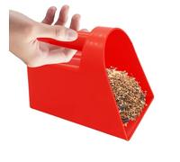 Cuchara De Comida - Llana De Mano Plana Profunda, Herramienta De Cuchara De Mango Ergonómico, Cucharón De Porción De Nutrición De Ganado, Suministros De Granja De Aves | Taza Del Dispensador D