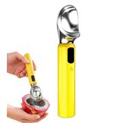 Cuchara de con calefacción, pantalla LED de 3 velocidades, recargable, cuchara de dura, para queso, mantequilla, sandía, gelatina, mousse
