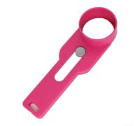 Cuchara de embudo, paquete de 2 cucharas multiusos con embudo integrado, diseño de flujo suave para desorden, dispensación de proteínas en polvo, especias y harina, uso doméstico y en la cocina (rosa)