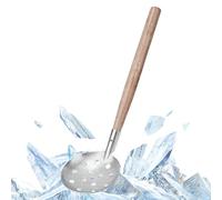 Cuchara de en Hielo, Mango Largo, portátil, Agujero Grande, no más flexión, Pala de Hielo, para Adultos, entusiastas, Principiantes, Aficionados, Familiares, Amigos, Disfrute
