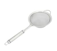 Cuchara de filtro de acero inoxidable diseñada ergonómicamente con 30 malla para la delicada filtración de la cocina utensilio