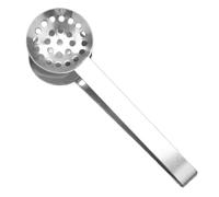 Cuchara de filtro de té de acero inoxidable - Infusor de metal duradero, agarre multifuncional para bolsas, té de hojas sueltas, cubitos de hielo, rodajas de limón, azúcar, elaboración de café, a