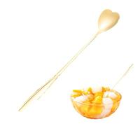 Cuchara De Flores - Cuchara En Forma De Flores Doradas Para Mezclar Café | Cuchara De Café En Forma De Flores Doradas, Elegante Cuchara De Mezcla Para Té, Café De Oro Floral Que Mezcla El