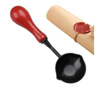Cuchara de fusión de sello - Cuchara de fusión de sello de cera, cuchara de fusión de sello | Cuchara más caliente de sello de cera antiadherente, diseño de caño de vertido doble, herramienta de cera