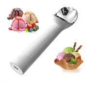 Cuchara de helado con calefacción, cuchara eléctrica para helado con pantalla LED, calentamiento manual hasta 70.0 °C, IP67 impermeable, recargable por USB para uso doméstico y profesional