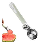 Cuchara de helado, cuchara para de galletas con agarre antideslizante, mango ergonómico para hacer frutas, dulces, de galletas, albóndigas, postres, magdalenas