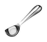 Cuchara de helado de acero inoxidable con mango largo y cabeza redondeada profunda para recoger sin esfuerzo, lavavajillas, cuchara de metal 304 resistente a la corrosión para masa, galletas, sandía