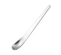 Cuchara de helado larga mezcla cuchara cuadrada material de acero inoxidable para cóctel helado batido café