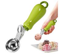 Cuchara de helado - Paleta de postre con mango cómodo, herramienta de acero inoxidable | Utensilio de cocina para servir sin esfuerzo, ideal para golosinas congeladas, control de porciones de sorbetes