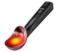 Cuchara de helado recargable con pantalla LED y ergonómico que congela la cuchara de postre