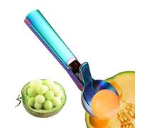 Cuchara de hielo - Acero inoxidable antideslizante para uso intensivo - Cuchara transportadora para postre buffet cocina casa pasta fruta palomitas sandía