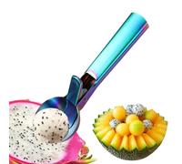 Cuchara De Hielo | Acero Inoxidable Con Mecanismo De Disparador Para La Cocina - Cuchara Porcionadora,Para Postre Buffet Cocina Casa Fruta Palomitas De Maíz Sandía Cookie