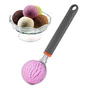 Cuchara de hielo de acero inoxidable, pala de liberación de gatillo de metal, porción de yogur fr0zen de alta resistencia, herramienta de cocina duradera, utensilio de cocina para servir alimentos de