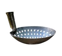 Cuchara de hierro para limpieza de estiércol con ergonómico para eliminar lodos rebeldes de desagües y estanques Cuchara para quitar obstrucciones