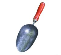 Cuchara de jardinería de mano fabricada con acero inoxidable resistente a la corrosión y mango de madera de fresno para transferencia de tierra y compost (1)