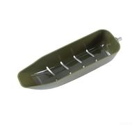 Cuchara de lanzamiento de cebo de fibra de carbono compatible con métodos de pesca de carpa, incluido el uso de partículas y pellets (B)