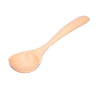 Cuchara de madera de 5 piezas para comer, cuchara de sopa, cucharas de cena, cuchara para revolver, cucharas de ramen de mango largo, cucharas de madera natural hechas a mano para café, ensalada, post