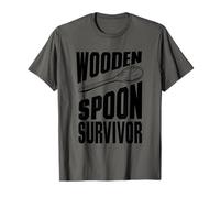 Cuchara de Madera Survivor Vintage Nostalgia Camiseta