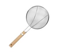Cuchara de malla para cocinar, separador de aceite multifuncional, cuchara duradera para alimentos, herramienta de cocina colgante para caldo, sopa, restos de desnatado, limpieza de ollas calientes