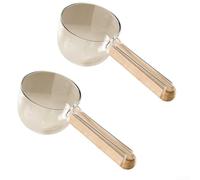 Cuchara de medición con escala 19cm Herramienta de cocina de plástico | Escalas de medición claras, control preciso de porciones, construcción de plástico, 19 cm de longitud