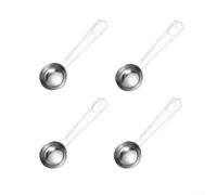 Cuchara de medición de acero inoxidable 304 de 20 ml con mango ergonómico y cuenco profundo para preparar café, especias, leche