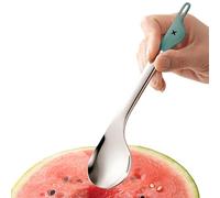 Cuchara de melones, cuchara ergonómica portátil de acero inoxidable | Baller de frutas multiusos | para melón, hamimelón, de papaya, postre, verduras, cocina, hogar