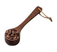 Cuchara de mesa de madera - Cuchara de medición de café para recipientes | Madera Natural cuchara para café de tierra, té, azúcar, polvo de proteínas, especias, almacenamiento de cocina y uso de la