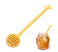 Cuchara de miel, palitos de miel - Palitos agitadores de miel Cucharas de café Palillo agitador,Servidor agitador de cuchara de de panal portátil para contenedores de tarro de miel