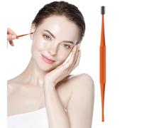 Cuchara de oreja de cabeza doble, cuchara de oreja de silicona - Lleva de de extracción de oídos de doble cabeza | Herramienta de limpieza raspador de masaje en el oído, experiencia cómoda para famili