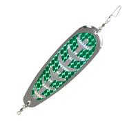 Cuchara de pesca | Cebo duro y luminoso, cuchara de pescar, cebo para bagre, cebo duro con ranura de sangre, cuchara de pesca sólida para lubina de trucha