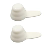 Cuchara de plástico 2 piezas de alta dureza, cuchara de café de plástico de uso amplio, cuchara medidora de diseño compacto para hornear en el hogar, cuchara para hornear