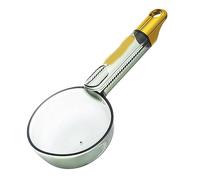 Cuchara de porción de arroz, de plástico de 180 ml, cuchara transparente (Verde transparente)