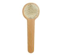 Cuchara de sal de baño, cucharas de madera para leche en polvo, cuchara de caramelo reutilizable, utensilios de servir cucharadita para miel, postre, aperitivos, café, té