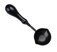 Cuchara de sello de cera - Doble para el diseño de hechizo para sellar, cuchara de pintura de fuego anti-loco con mango de madera | Cuchara de sello de