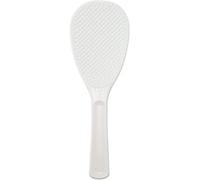 Cuchara de servir de paleta de arroz Shamoji de estilo japonés, espátula de plástico blanco, fabricada en Japón, BSY23016 16cm