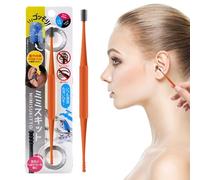 Cuchara de silicona para eliminar la del oído, limpiador de reutilizable de doble cabeza, herramienta de limpieza para trincheras portátiles, masajeador para familias, amigos