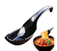 Cuchara de sopa - PVC 23 × 5 cm | Cuchara para sopa de fideos con diseño de tenedor 2 en 1, agarrador, fácil de usar para adultos y niños, cuchara de sopa asiática | cocina, restaurante, doméstico