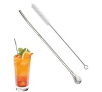 Cuchara de Straw Removable - Strainer Stirrer Filtered Spoon Straw Stainless Steel, Estas pajitas De Cuchara No Son Pajitas | Drinking Straws Spoon For Coffee Soup